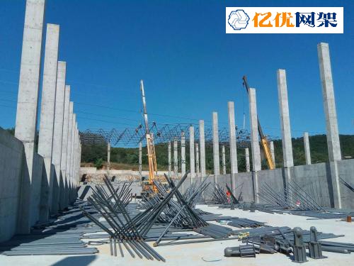 萧县料棚网架设计