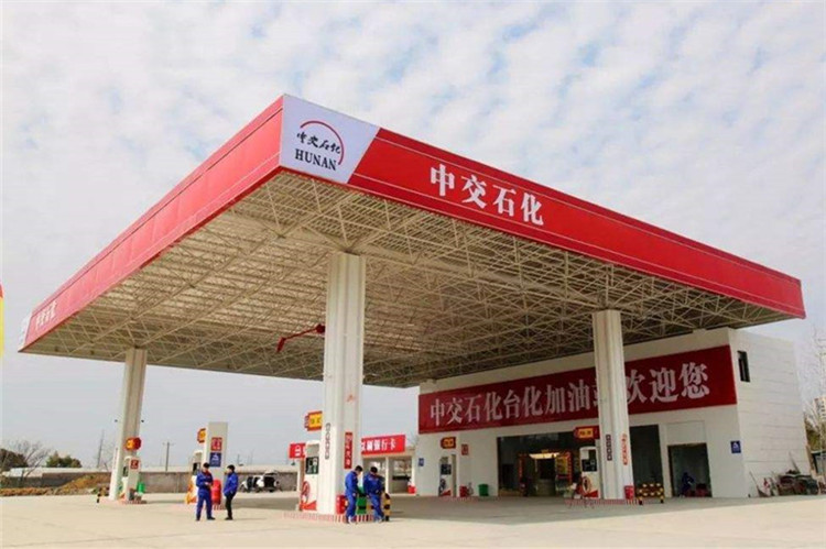 萧县加油站钢结构网架案例6